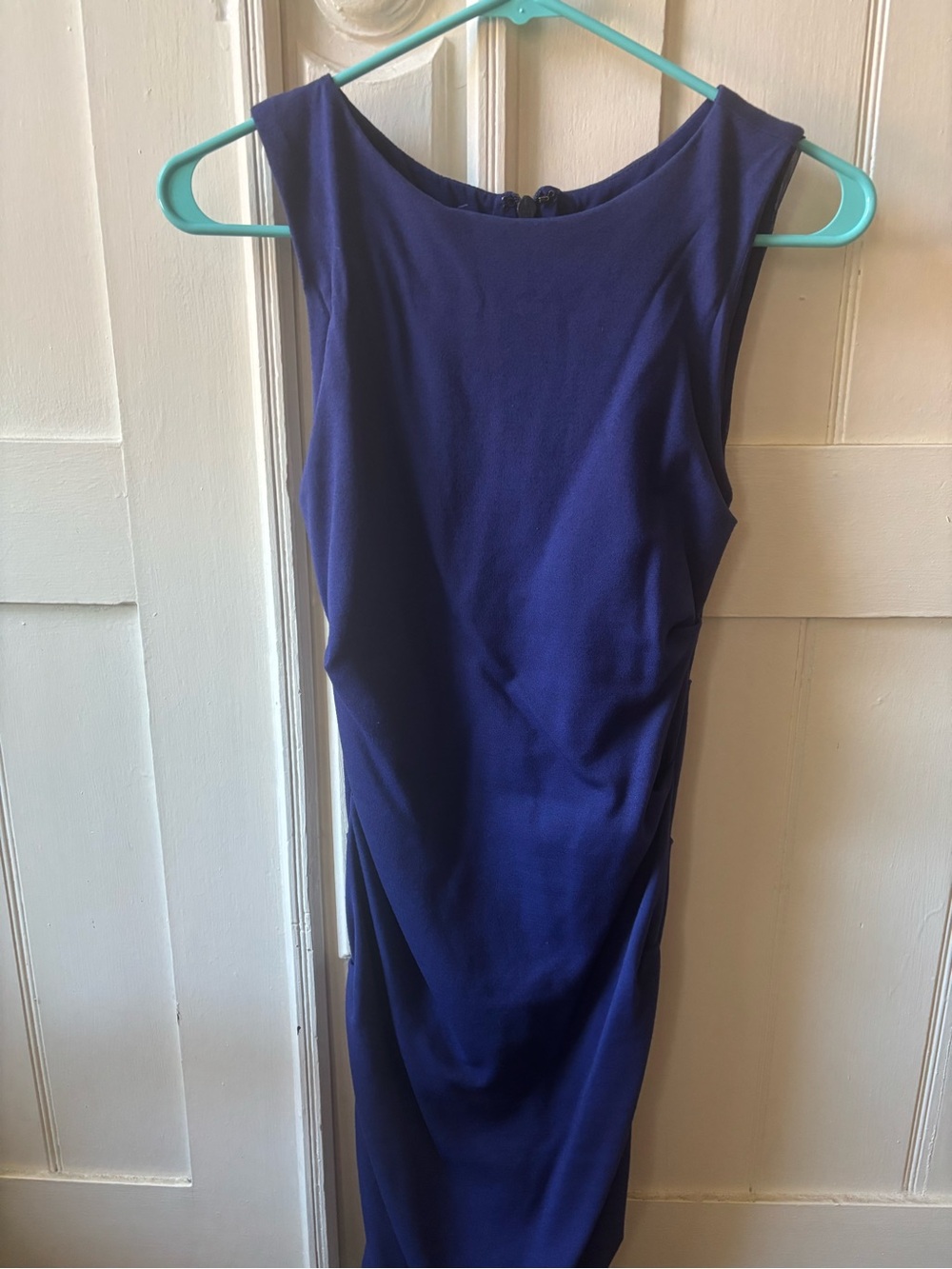 Nicole Miller Artelier Sleeveless Navy Bodycon Dress - Picture 3 of 7